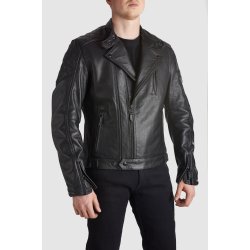 PANDO TWIN LEATHER JACKET BLACK