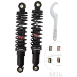 Stddmper sort 280mm. Hul 10mm begge ender.