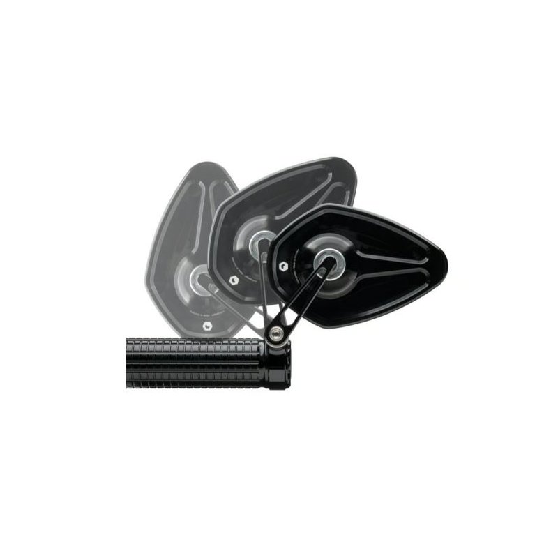 Motogadget, mo.view sport 60 flip mirror Black