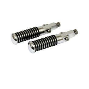 Sundance O-ring foot pegs. universal 3/8-24 mount. Chrome