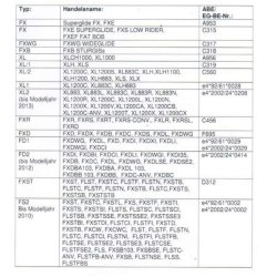 Kustom Tech, Classic handlebar master cylinder. Med EU godkendelse.
