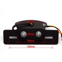 LED LICENSPLATE LIGHT AND BRACKET