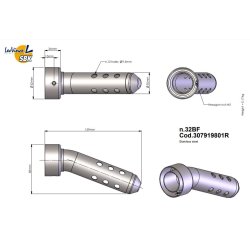 DB/6 Killer til LeoVince-  52 mm.307919801r