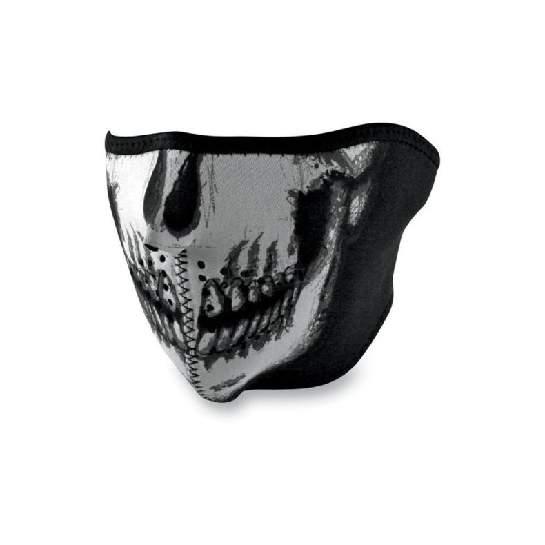 Half Mask, Neoprene, Skull Face