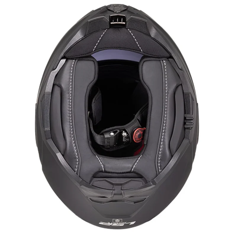 LS2 Advant II Solid helmet. Blank sort/carbon