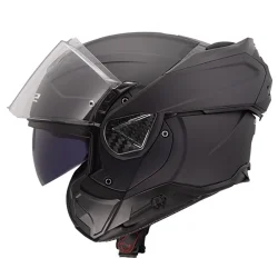 LS2 Advant II Solid helmet, mat sort/carbon
