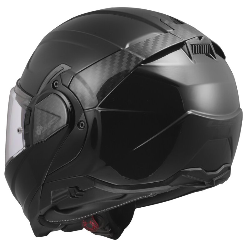 LS2 Advant II Solid helmet. Blank sort/carbon