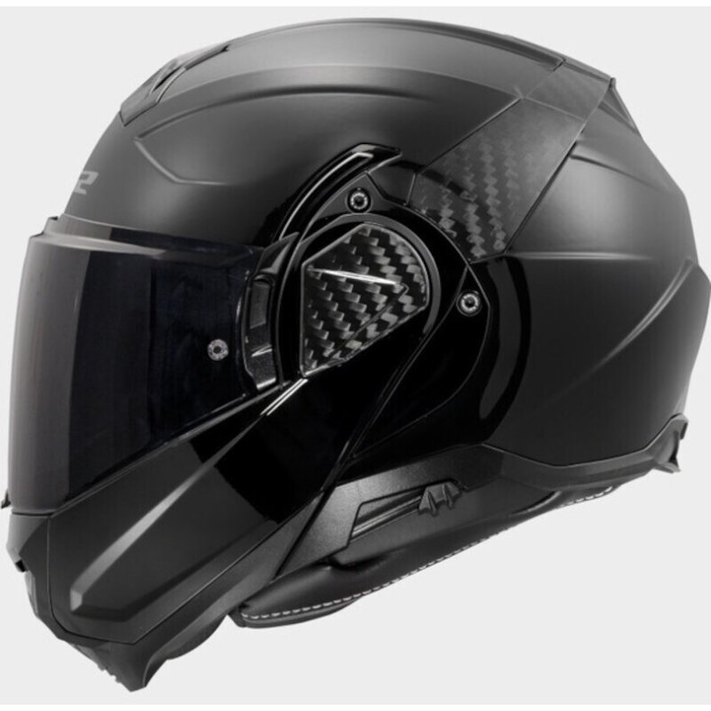 LS2 Advant II Solid helmet. Blank sort/carbon