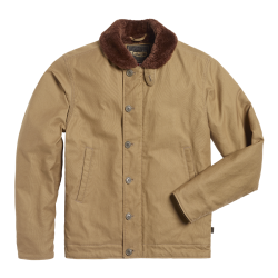 TILBUD  MARSTONE COTTON DECK JACKET KHAKI SAND