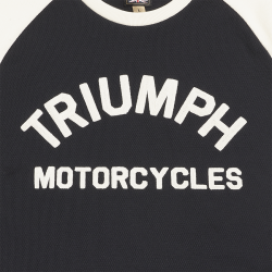 RANDALBY DOUBLE PIQUE LONG SLEEVE TOP BLACK 