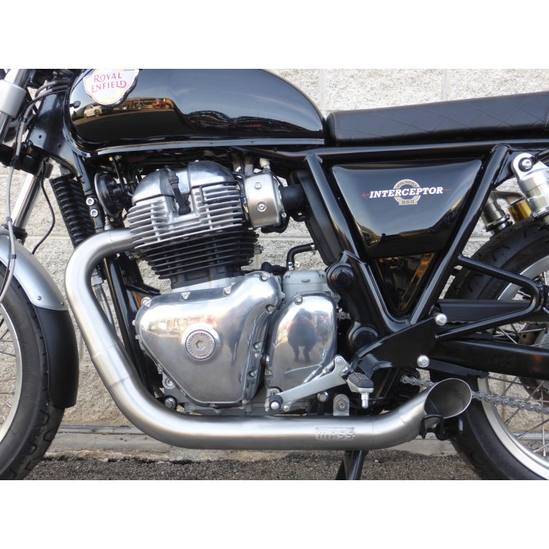Hot Rod Complete System 2in2 Exhaust Med katalysator for Royal Enfield 650