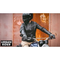 PANDO TWIN LEATHER JACKET BLACK