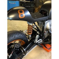 Footrest plate set BMW R-series High-quality CNC 7075 Alu