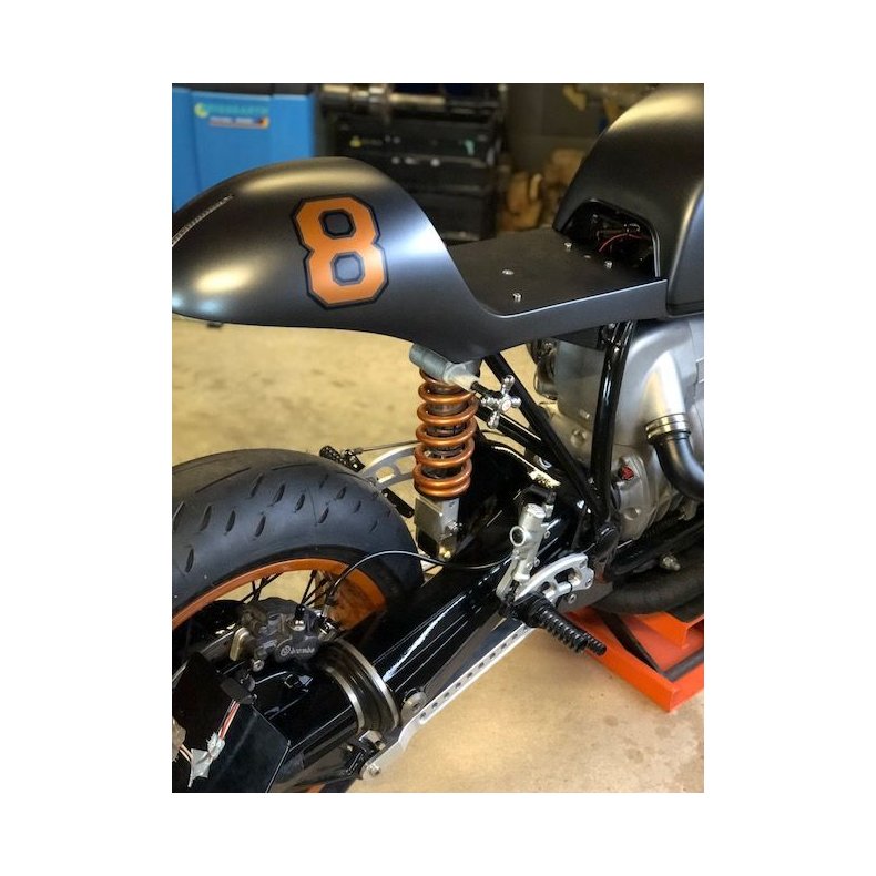 Footrest plate set BMW R-series High-quality CNC 7075 Alu