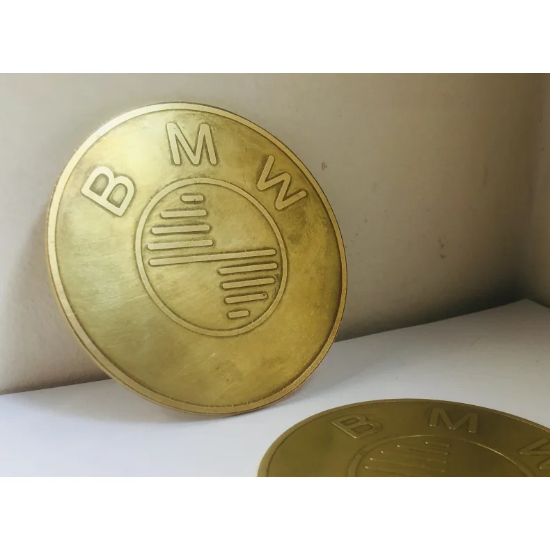 Set Handmade Bronze BMW Emblems 70 mm