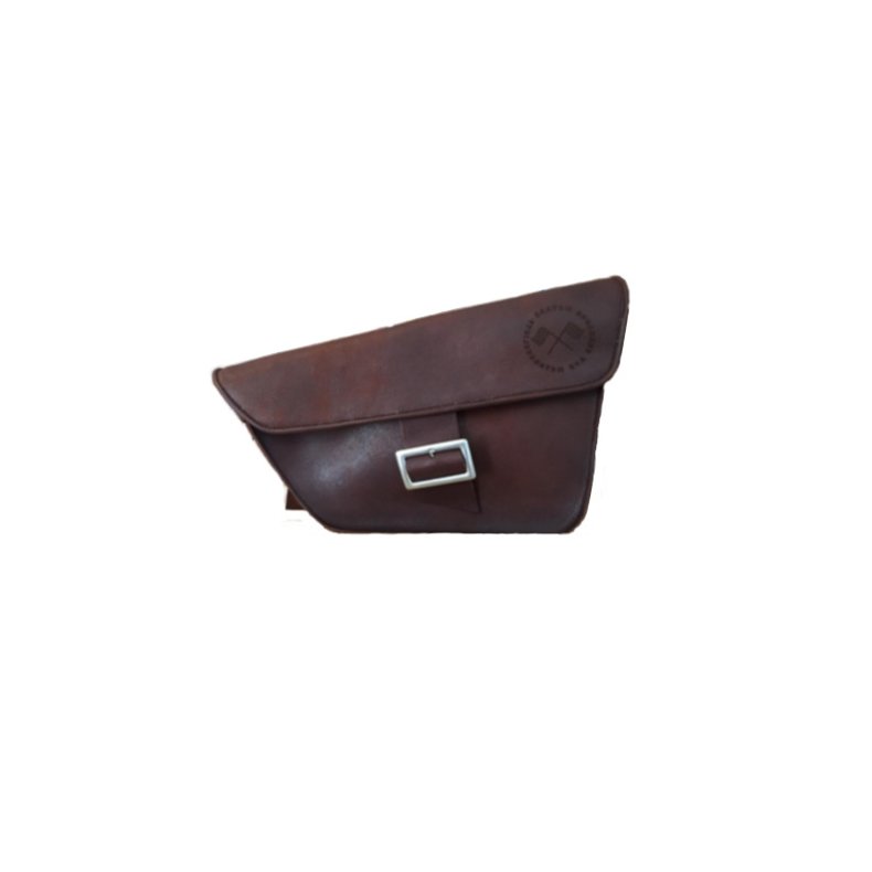 SADDLE BAG / SCRAMBLER BAG Chocolate Brown