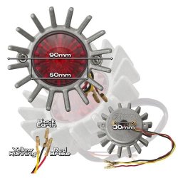 Big fin led E godkendt m nr. lys