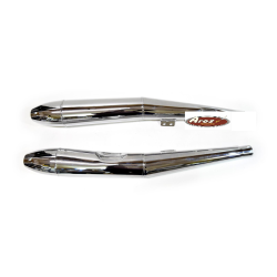 St lyddmpere uden ABE , forkromet 38mm "Cigar" 