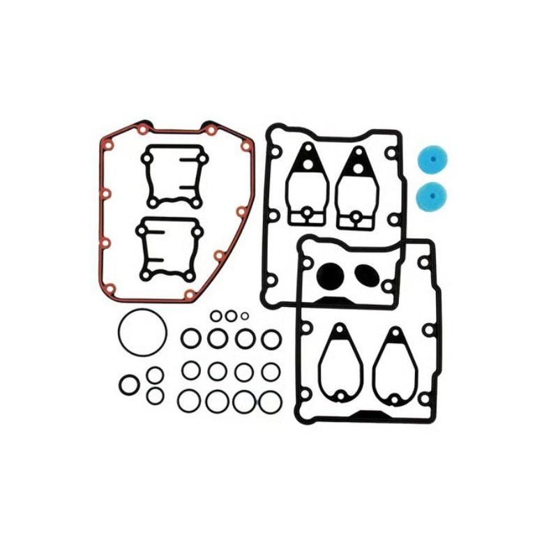 James, cam gear change gasket &amp; seal kit, 99-17 Twin Cam