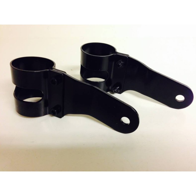 HEADLIGHT BRACKETS BLACK