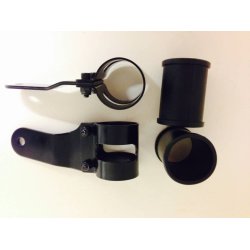 HEADLIGHT BRACKETS BLACK