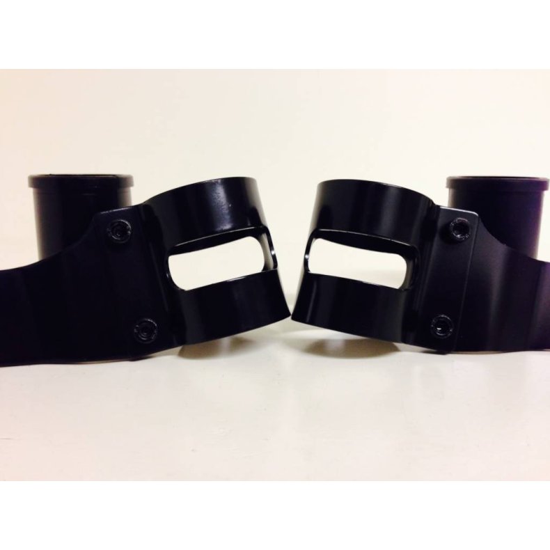 HEADLIGHT BRACKETS BLACK