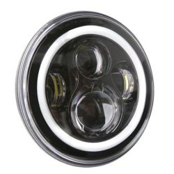 7" LED E Godkendt med halo ring