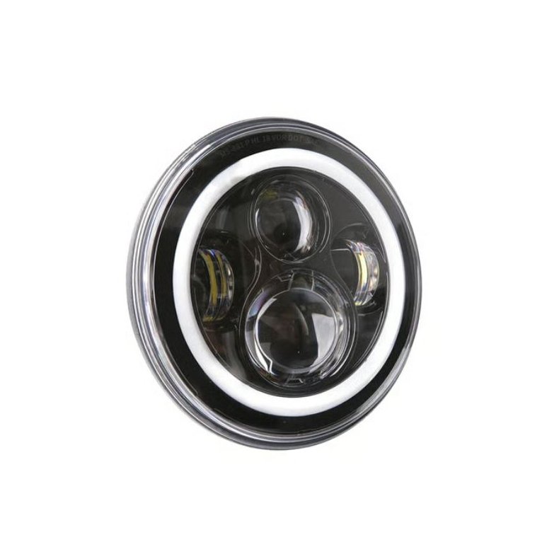 7" LED E Godkendt med halo ring
