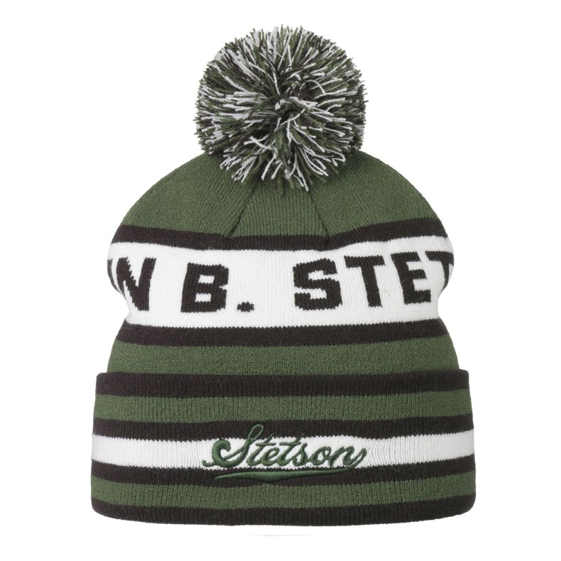 STETSON POMPOM BEANIE HUE