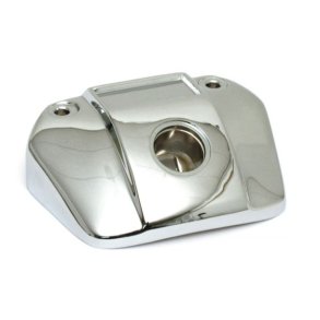 FX, FXR, XL headlamp mounting bracket. no-hole. Chrome