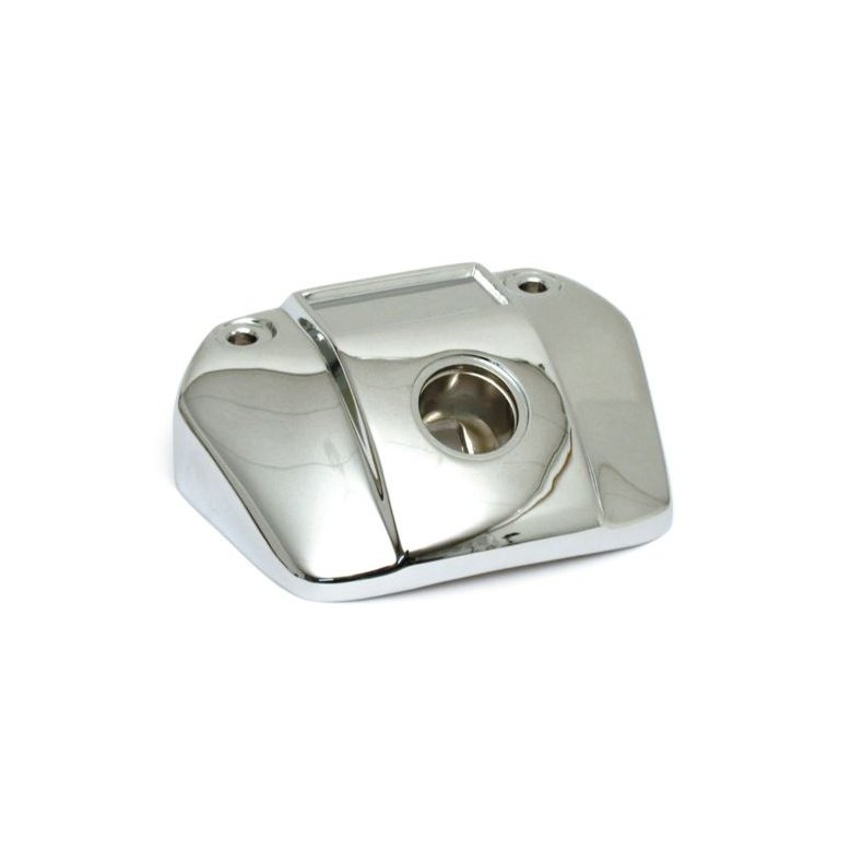 FX, FXR, XL headlamp mounting bracket. no-hole. Chrome