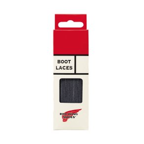 RED WING SHOES - 36 tommer sort flad nylon snrrebnd.