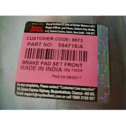 Bremseklodser Himalyan. 