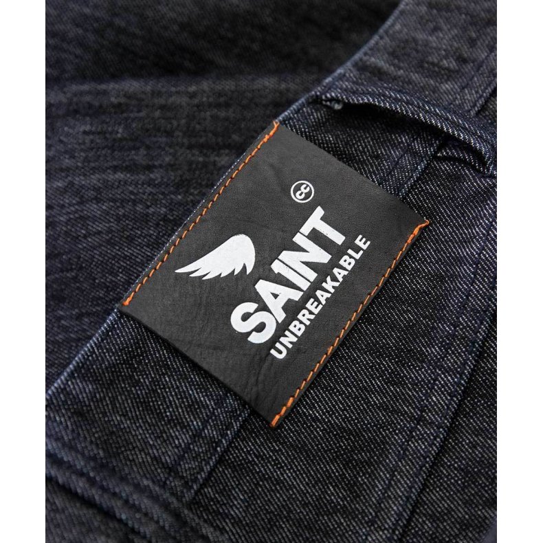 SAINT UBREAKABLE SLIM JEAN - OVERDYED INDIGO (SORT)