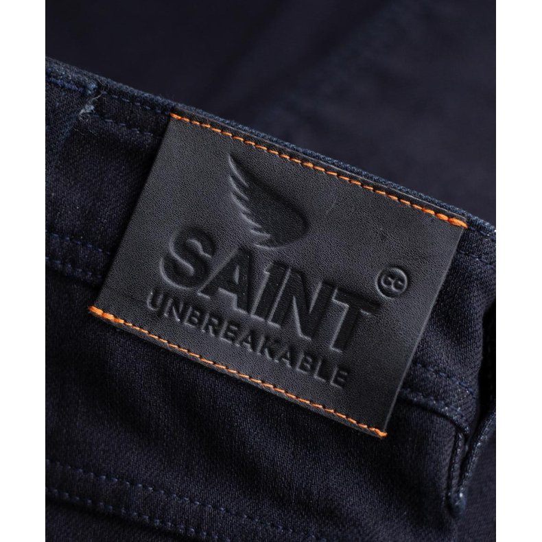 SAINT UBREAKABLE SLIM JEAN - OVERDYED INDIGO (SORT)