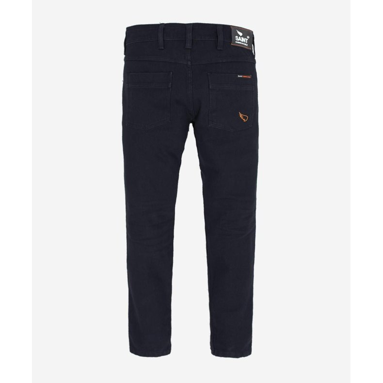 SAINT UBREAKABLE SLIM JEAN - OVERDYED INDIGO (SORT)