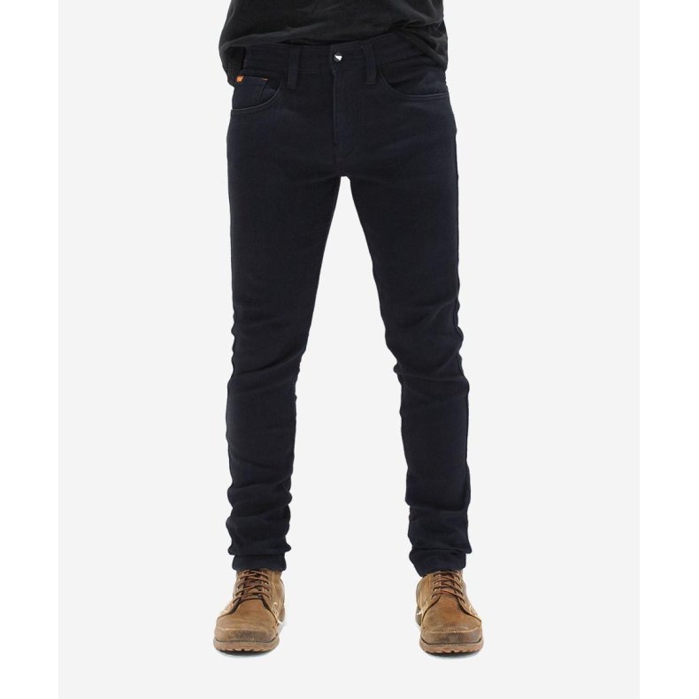 SAINT UBREAKABLE SLIM JEAN - OVERDYED INDIGO (SORT)