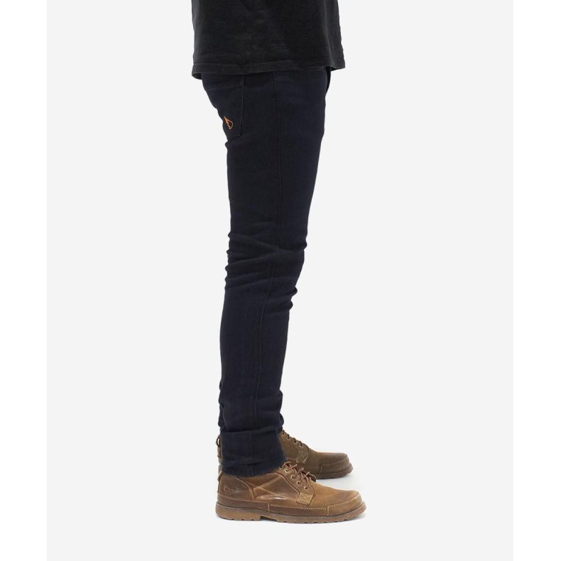 SAINT UBREAKABLE SLIM JEAN - OVERDYED INDIGO (SORT)