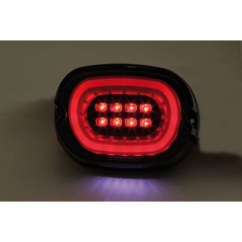 LED-taillight 91-98 Dyna, 86-98 Touring, 84-98 Softail, 81, 84-98 XL