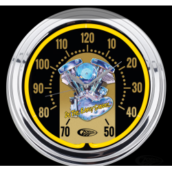 Neon ur "shovelhead" Neon Clock