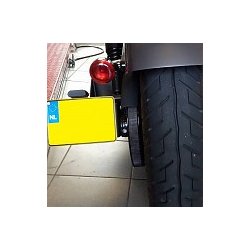 Side Mount with License plate light 