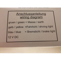 OVAL TAIL LIGHT CAFERACER (SMOKED)