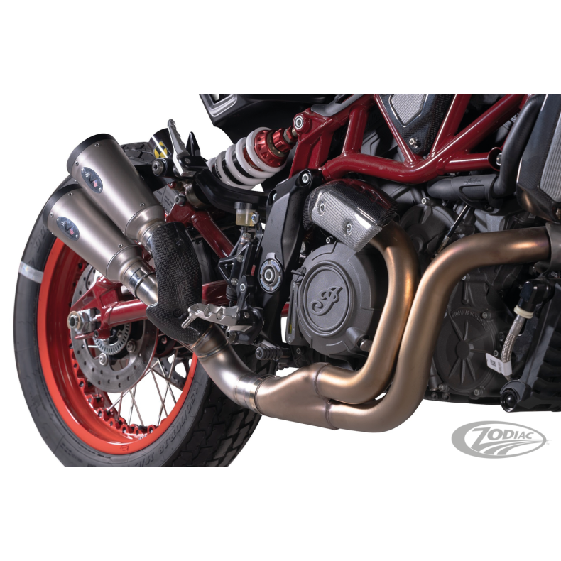 V-PERFORMANCE EXHAUST FOR INDIAN FTR 1200  EURO 5 GODKENDT