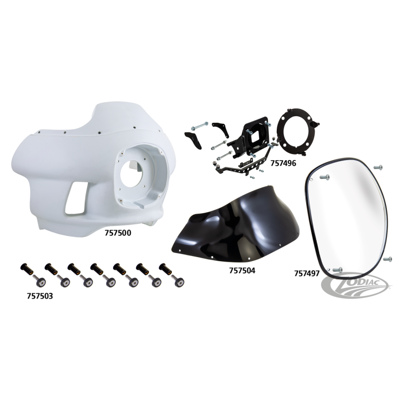 Complete bolt-on FXRP Fairing Kit for 2018 to present Softail 