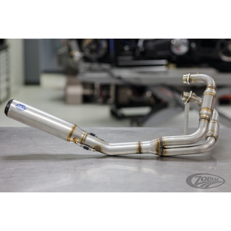 S&S QUALIFIER 2-INTO-1 EXHAUST SYSTEM FOR ROYAL ENFIELD 650 TWINS