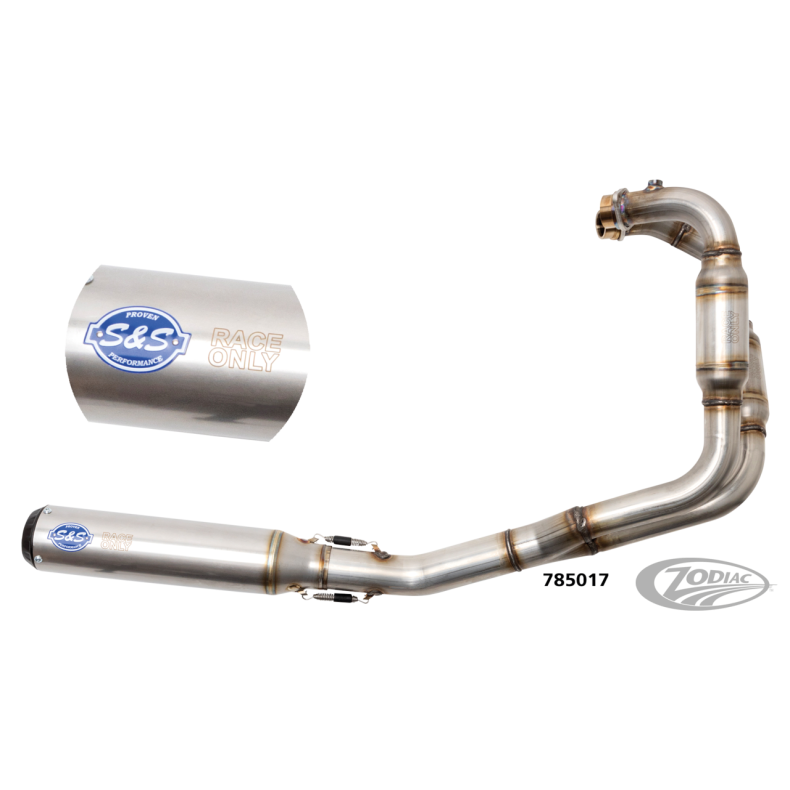 S&S QUALIFIER 2-INTO-1 EXHAUST SYSTEM FOR ROYAL ENFIELD 650 TWINS