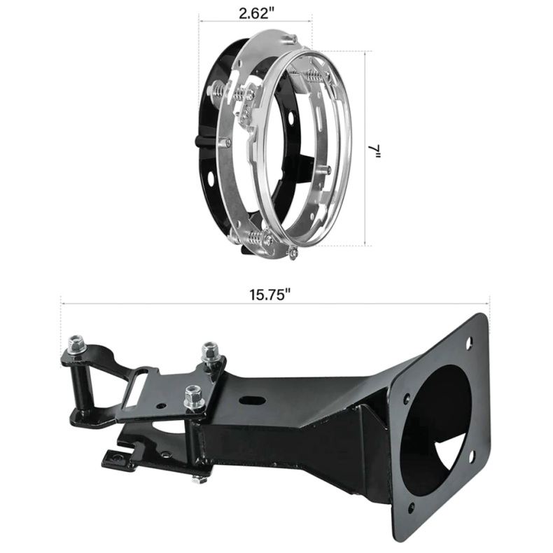 FXR POLICE STYLE FAIRING FOR  Dyna 2006-2017 with 49mm front fork