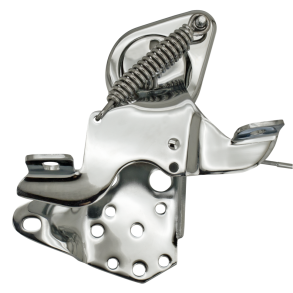 Foot Clutch Assembly Clutch rod not included, chrome.