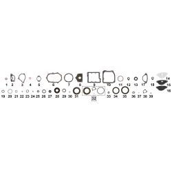 "THE CURE" MAIN DRIVE GEAR SEAL KIT FOR 4-SPEED BIG TWIN  1937-1979 4-speed Big Twin