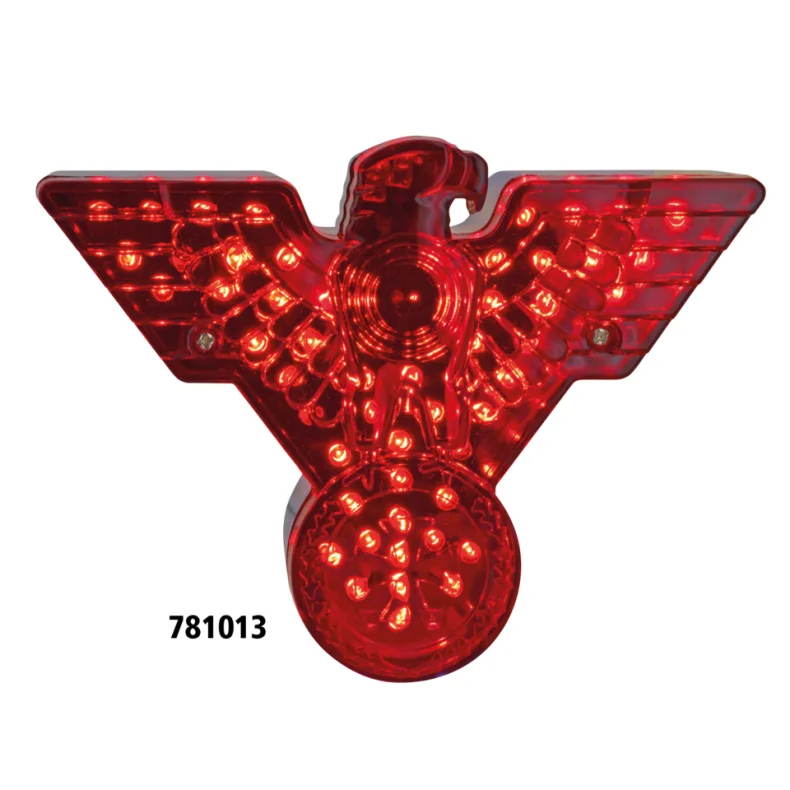 Warbird taillight med nr. lys.